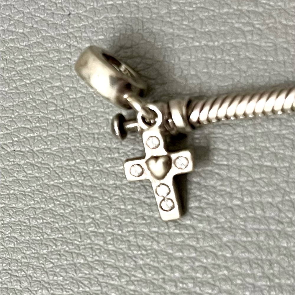 Pandora silver cross charm